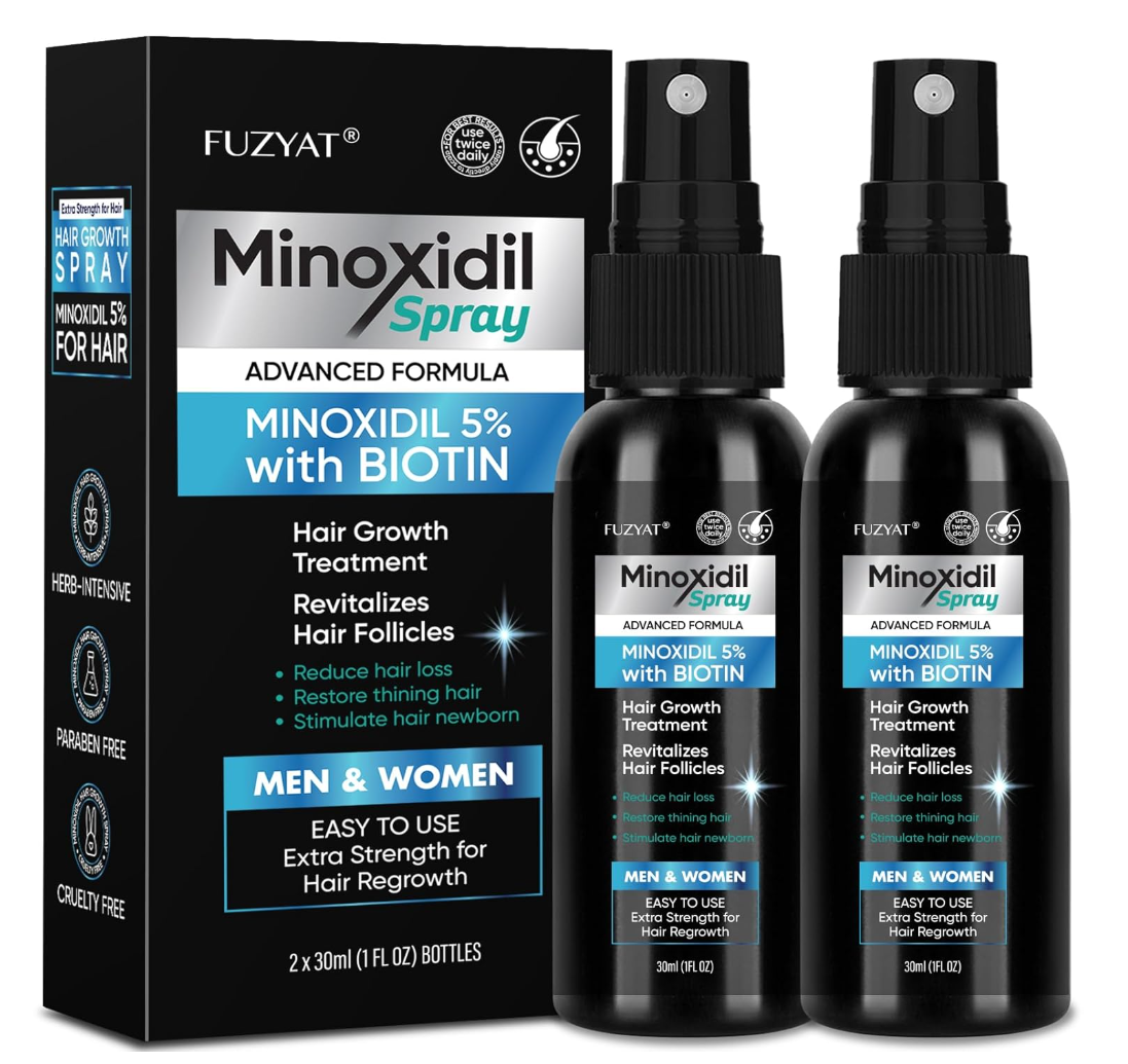 Minoxidil hair growth spray